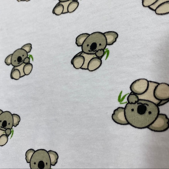 Messy Bun Just Chillin' Koala Cropped Tee - Picture 4 of 4